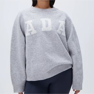 NWT adanola ADA Oversized Knit Sweatshirt Sweater Size Small